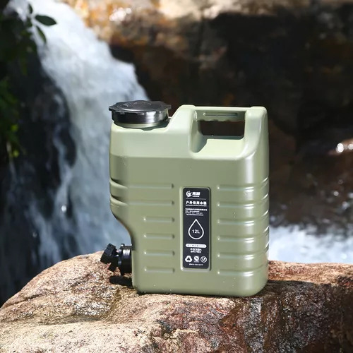 Cubo De Agua Para Acampar De 12 Litros, Contenedor