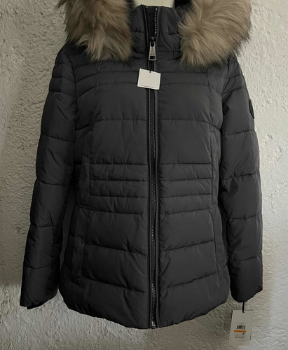 Chamarra Para Dama Dkny Talla Chica Gris Nueva Y Original