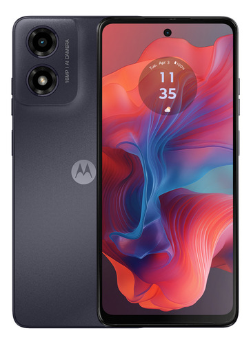 Smartphone Motorola Moto g04 128GB 8GB Ram Boost Camera 16MP com Moto AI sensor FPS lateral - Grafite