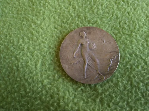 comprar Medalla Franco-chilena, Bronce Plateado, Circa 1910