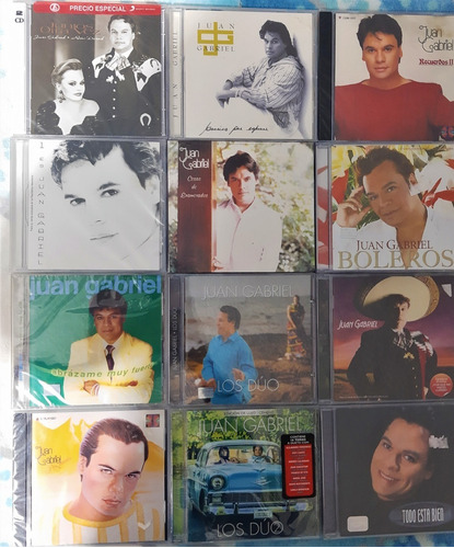 12 Cds De Juan Gabriel Sellados De Fabrica