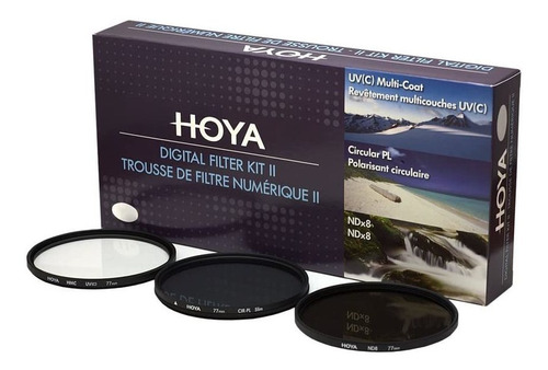 62mm Hmc Uv Circular Polarizador Nd8 3 De Conjunto De F...