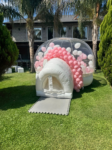 Alquiler Burbuja Inflables Blancos Castillo Cumples Eventos