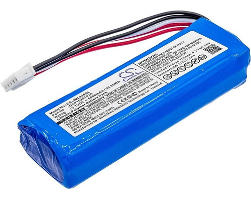 Bateria Pila Bocina Jbl Charge 3 Gsp1029102a Revisar Cables.