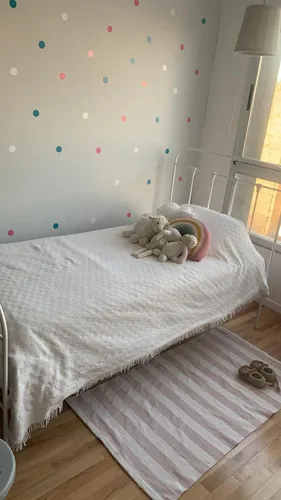 Cama De 1 Plaza De Hierro De Estilo