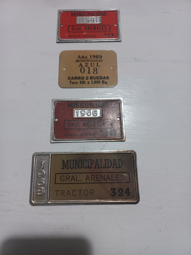 Lote Patentes Antiguas Originales #fa (Usado)