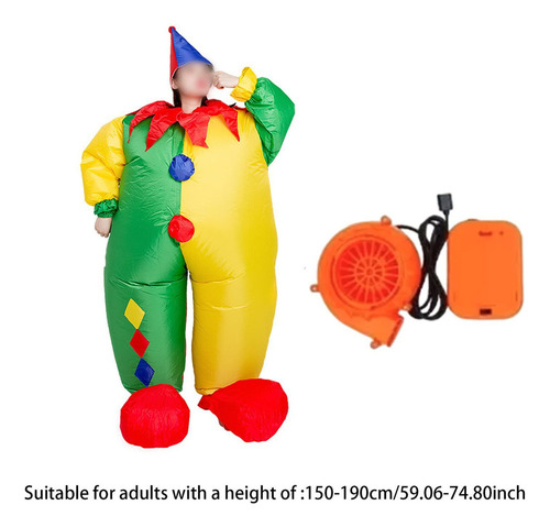 . Disfraz Inflable De Carnaval Con Mono Con Soplador De Aire
