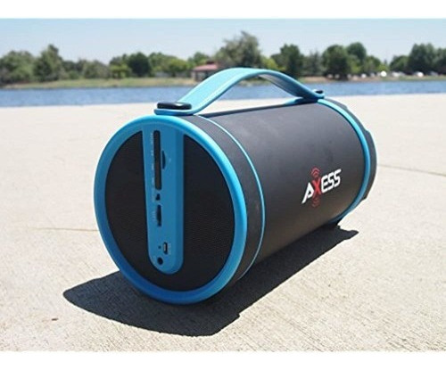 Alto-falante Bluetooth portátil Axess Spbt para ambientes internos e externos Cor: azul