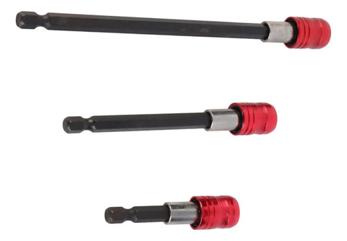 Soporte Para Puntas De Destornillador Rojo Con Vástago Hexag