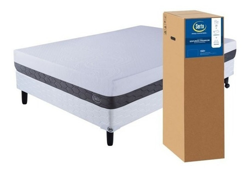 Sommier Serta Colchon Box Express En Caja 2 Plazas 140x190