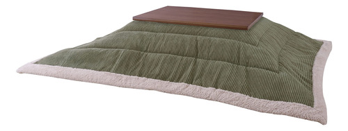 Edredón Kotatsu Azumaya Kk-142kh Rectangular De Pana Verde,