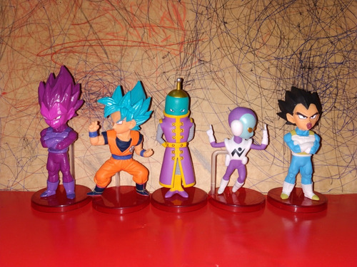 Set De 5 Figuras De Dragon Ball, Vegeta, Jacko, Goku, Db300