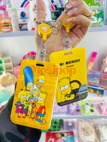 Porta Carnet Los Simpson