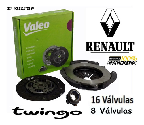 Kit Clutch Renault R11 R19 Twingo2 8v Y 16v 