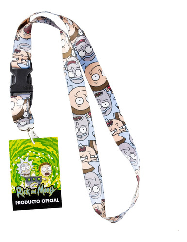 Lanyard - Rick And Morty - Licencia Oficial