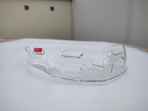 Imagem 4 de 4 de Aerofólio Spoiler Do Capacete Kyt Tt Course Racing Duotech