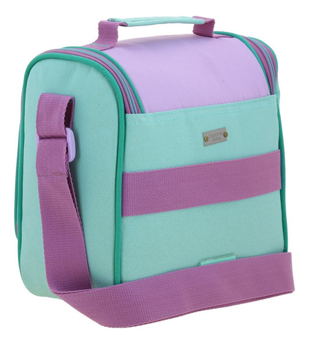 Kit Mochila Lapicera Lonchera Chenson Princesas Ariel Luriel Color Turquesa Pr70463-kc3 Escolar