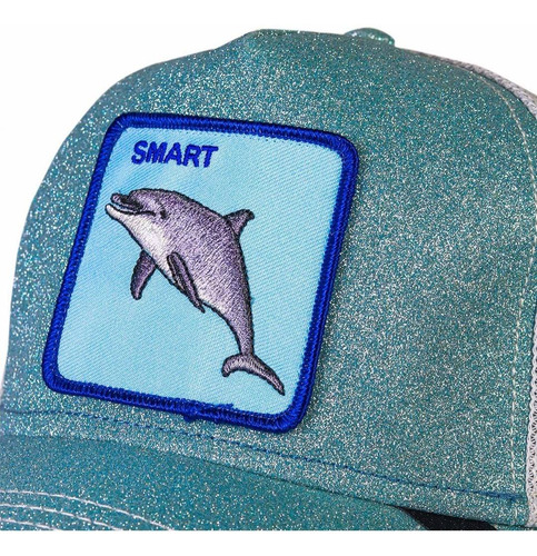 Imagen 4 de 4 de Gorra Goorin Bros Original Smart Delfin Glitter Azul 1010870