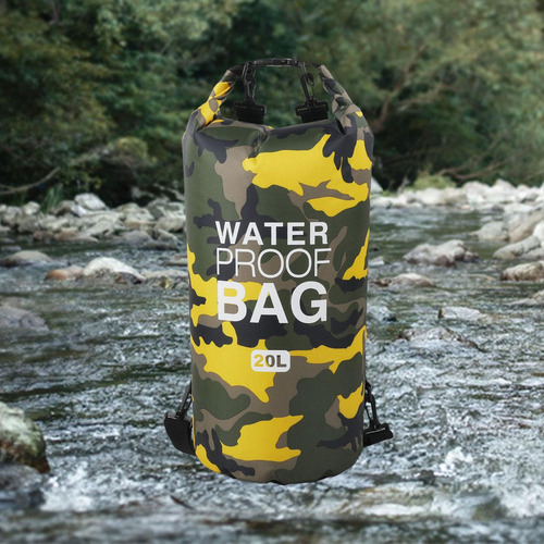 Saco Seco Flotante, Bolsa Seca Impermeable Con Mochila 20l