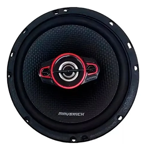 Parlantes Para Auto 6,5 Pulgadas 600w 4 Vías Maverick 10650 Color Negro