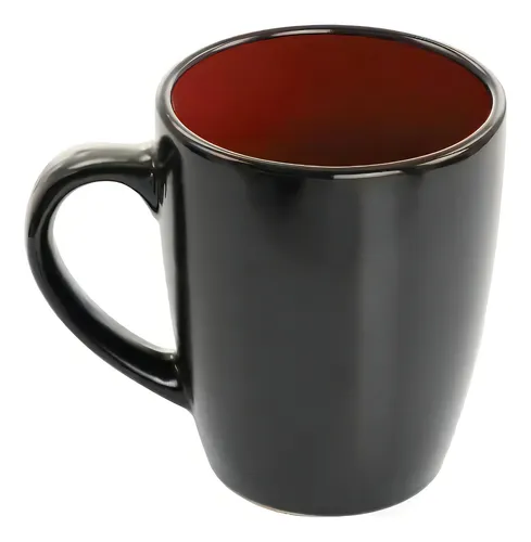 Vajilla negra con rojo sale