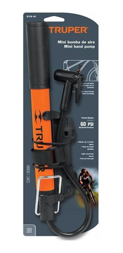 Inflador Portatil Para Bicicletas Y Pelotas Aguja+adaptador