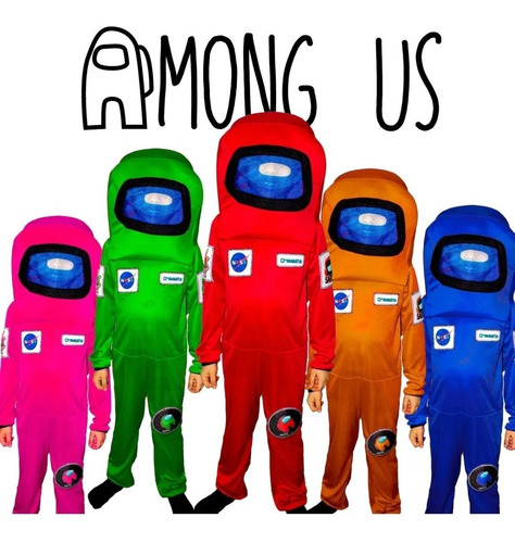 Imagen 1 de 5 de Disfraz De Among Us El Impostor Para Niños