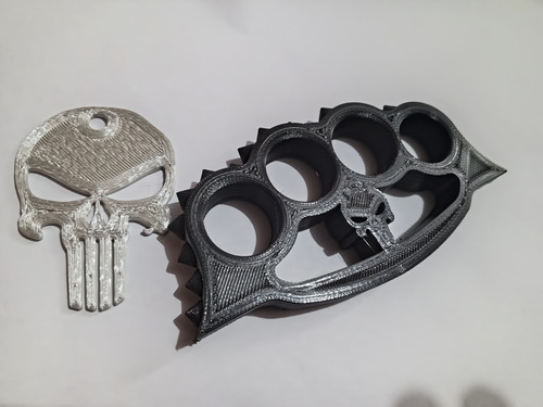 Manopla Plastica Rigida Punisher Defensa Personal  Kubotan