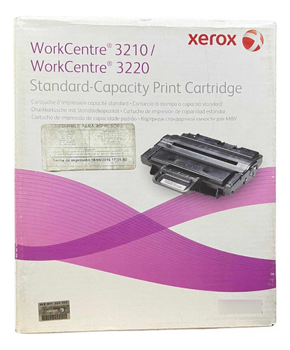 Toner Original Xerox 3210 / 3220 106r01485. 2,000 Paginas