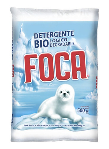 Foca Detergente En Polvo 1 Bolsa De 500 G