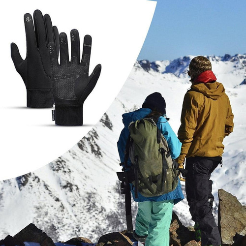 = Luvas Térmicas De Inverno À Prova D'água Com Dedos Na
