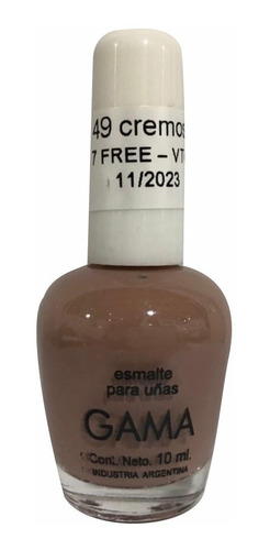 Imagen 1 de 3 de Esmalte Gama Cremosos Y Perlados X 3 Uni