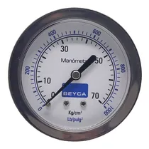 Comprar Manómetro 70 Kg 63mm Rosca 1\u002F4 Posterior Gas Aire Agua Beyca