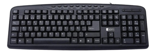 Teclado ZÖM ZKB-50U QWERTY español España color negro