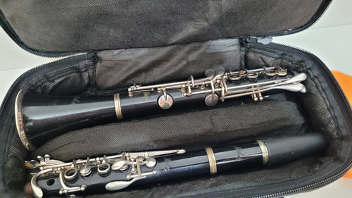 Clarinete Sib Weril Níquel 17 Chaves Completo -  