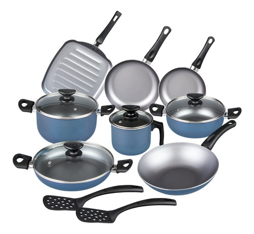 Batería De Cocina Cinsa Balance 14 Piezas Antiadherente