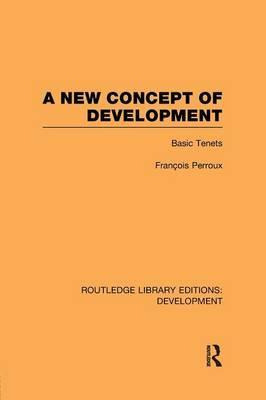 Libro A New Concept Of Development - Francois Perroux