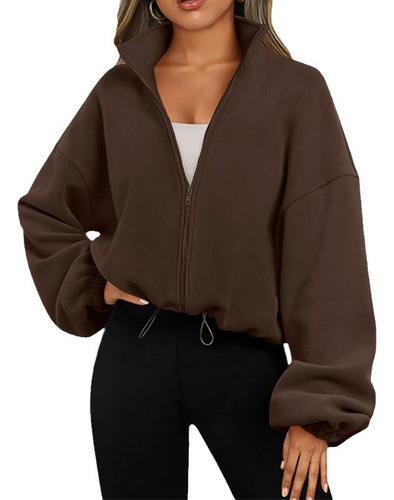 Chaqueta Verde Con Cremallera Y Cuello L De Malaquita Para M