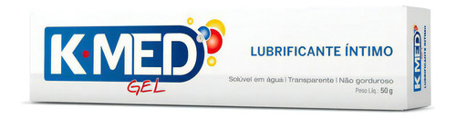 Gel Lubrificante Íntimo K-med Com 50g