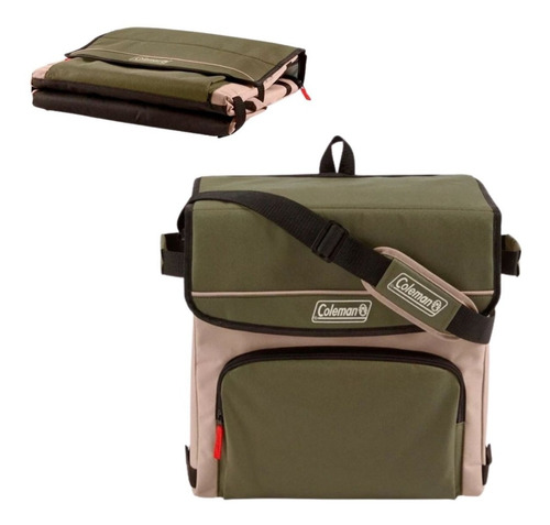 Conservadora Bolso Termico Coleman Plegable P/54 Latas Verde