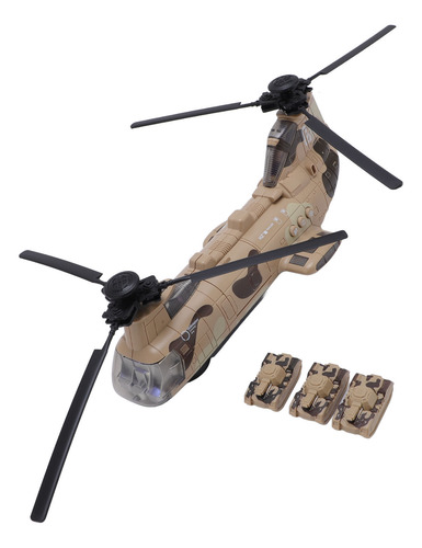 Helicóptero De Transporte Y Juguete De Sonido Para Niños Peq