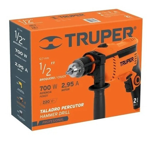 Taladro Percutor 1/2  700w 15347 Truper