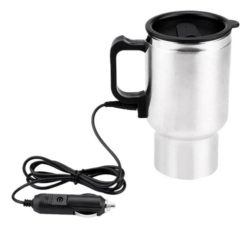 12v 450ml Coche Calefacción Taza Termo Acero Inoxidable.