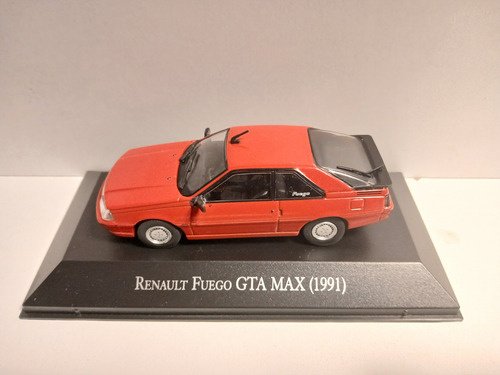 Autos Inolvidables Argentinos Salvat 1.43 + Tapa De Acrílico Renault Fuego Gta Max 1991
