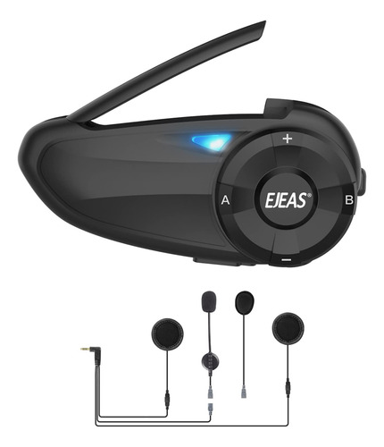 Ejeas Q7 - Intercomunicador Bluetooth Para Casco De Motocicl