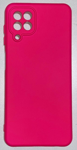 Capinha Silicone Compativel Samsung Galaxy M32 6.4 Aveludada Cor Pink