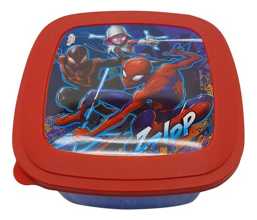 Sandwichera Taper Spiderman Hombre Araña Cresko Ha223