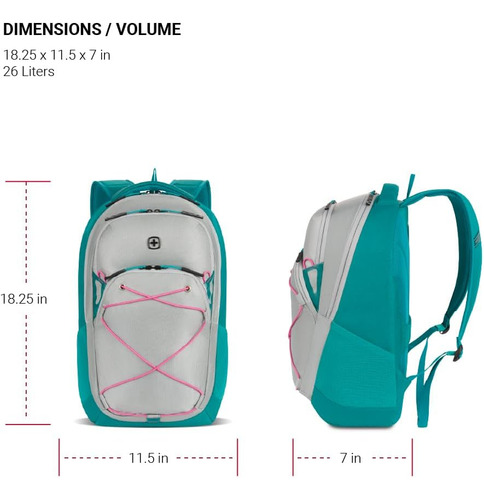 Mochila Para Computadora Portátil Swissgear 8175, Gris 18