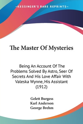 Libro The Master Of Mysteries: Being An Account Of The Pr...