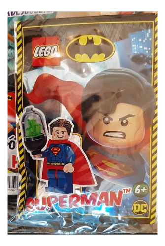 Lego Mini Figura Superman Con Fascículo Bloques
